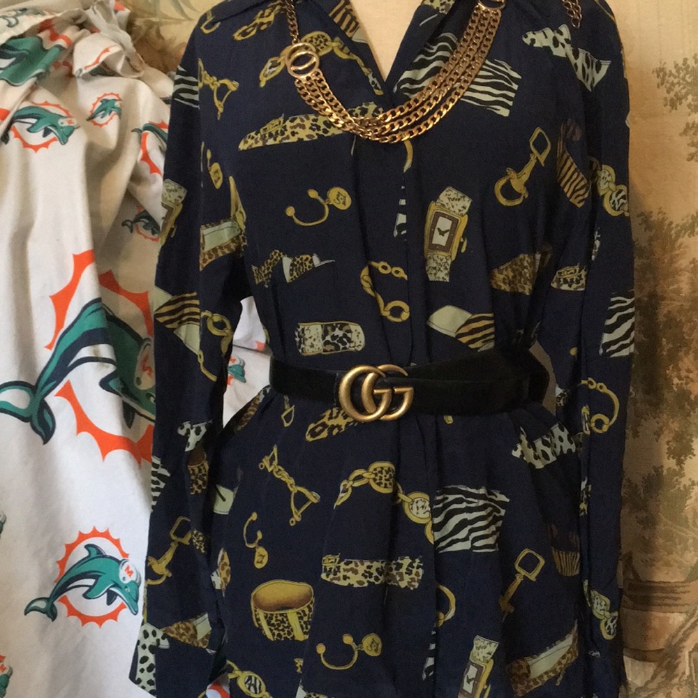 Vintage Beautiful Exit Shops Silk Blouse - image 4